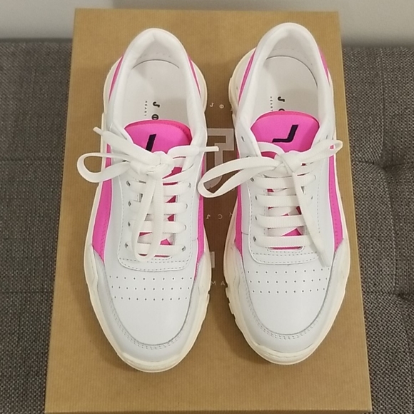 Joshua Sanders Pink Zenith Sneakers - Picture 2 of 8